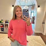 Knit Hot Pink Sweater