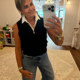 Ricki Knit-Woven Sleeveless Layering Tank