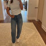 Wes High Rise Barrel Jean