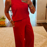 Scout Linen Pant Chili Pepper