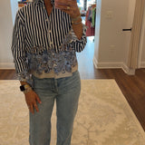 Jodie Long Sleeve Short Shirt