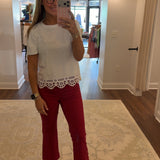 FDJ Red Pants