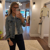 Navy Straight Ankle Pants