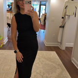 Wide Rib Knit Skirt