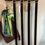 Annie: Classic Belt with Statement Gold Buckle