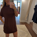 Scuba Mock Neck Midi