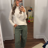 Sabrina Curved Utility Pants