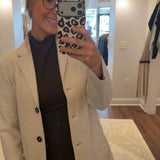 Bubble Knit Mock Neck Top