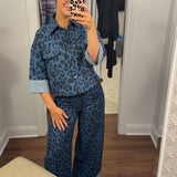 Indigo Woven Pant