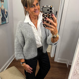 Chunky Knit Sleeveless Cardigan