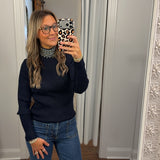 Pearl Turtleneck Sweater