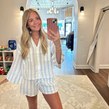 Daylight Striped Airy Short