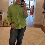 Marni No Iron Pinpoint 3/4 Sleeve Shirt