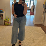 Lana Crop High Rise Ultra Wide Jean