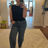 Girlfriend Barrel Ankle Denim
