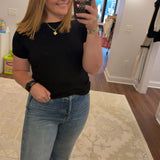 Everyday Basic Black Tee
