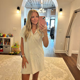 Cotton Yarn Dye Stripe Dress