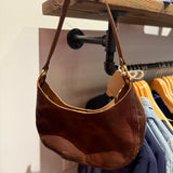 Brown Leather Shoulder Purse