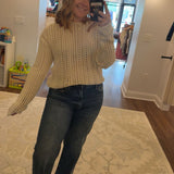 Upland Crochet Sweater Top